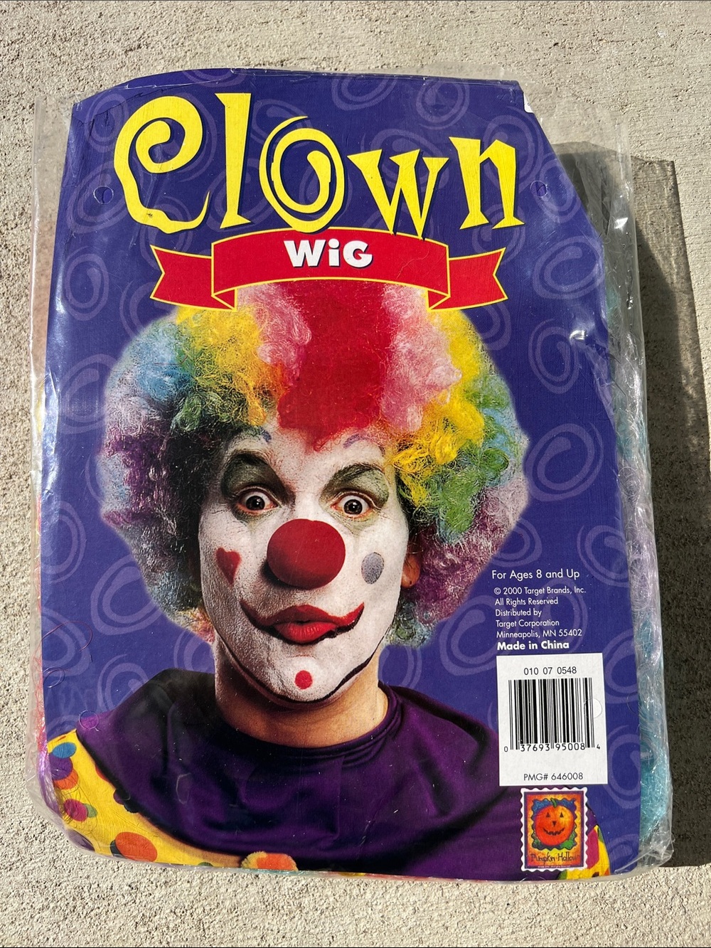 Kids Clown Wig - Multicolor Kids Costume Accessory Brand New For Ages 8 and Up